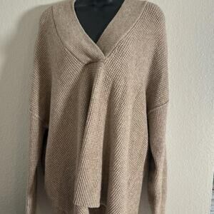 Aerie V Neck Oversized Sweater